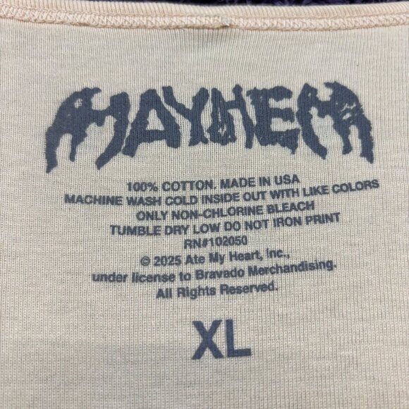 Lady Gaga Mayhem Splitface Crop Top Size Extra Large - Picture 4 of 4